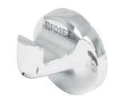 Gancho sencillo para toalla de metal  cromado foset aqua..